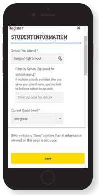 Fill Out Registration Information